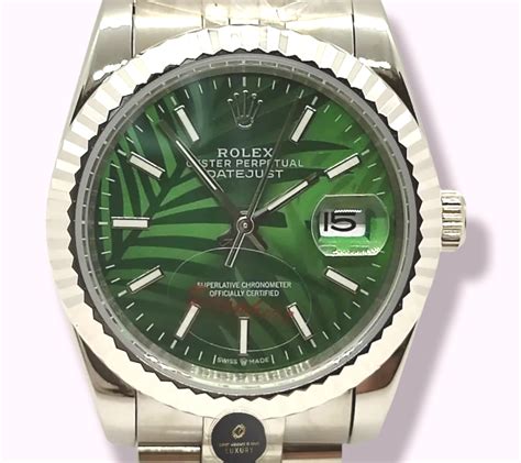 rolex leaf|Rolex datejust 36 theme.